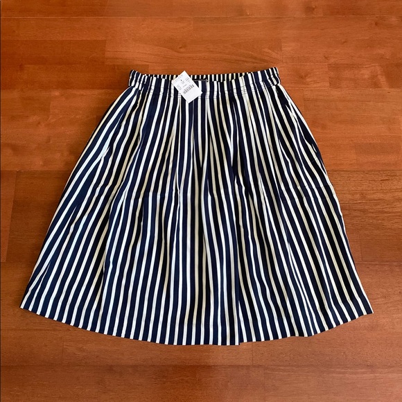 NEW! J. CREW STRIPE SKIRT - Picture 5 of 5